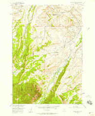 Mackay Ranch Montana Historical topographic map, 1:24000 scale, 7.5 X 7.5 Minute, Year 1956