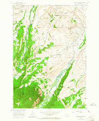 Mackay Ranch Montana Historical topographic map, 1:24000 scale, 7.5 X 7.5 Minute, Year 1956