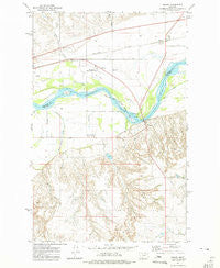Macon Montana Historical topographic map, 1:24000 scale, 7.5 X 7.5 Minute, Year 1972