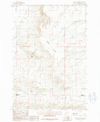 Madison Plateau Montana Historical topographic map, 1:24000 scale, 7.5 X 7.5 Minute, Year 1987