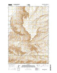Madison Plateau Montana Current topographic map, 1:24000 scale, 7.5 X 7.5 Minute, Year 2014