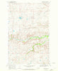 Magee Ranch Montana Historical topographic map, 1:24000 scale, 7.5 X 7.5 Minute, Year 1968