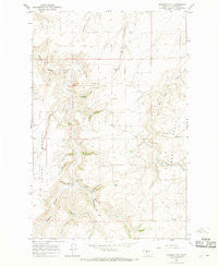 Mahoney Hill Montana Historical topographic map, 1:24000 scale, 7.5 X 7.5 Minute, Year 1965