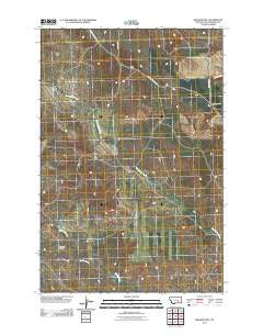 Mailbox Hill Montana Historical topographic map, 1:24000 scale, 7.5 X 7.5 Minute, Year 2011