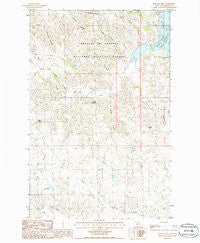 Maloney Hill Montana Historical topographic map, 1:24000 scale, 7.5 X 7.5 Minute, Year 1985