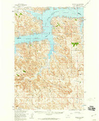 Maloney Hill Montana Historical topographic map, 1:62500 scale, 15 X 15 Minute, Year 1958
