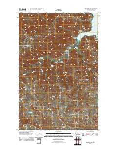 Maloney Hill Montana Historical topographic map, 1:24000 scale, 7.5 X 7.5 Minute, Year 2011