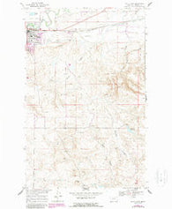 Malta East Montana Historical topographic map, 1:24000 scale, 7.5 X 7.5 Minute, Year 1968