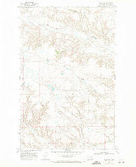 Malta NW Montana Historical topographic map, 1:24000 scale, 7.5 X 7.5 Minute, Year 1968