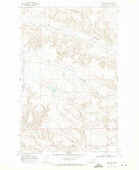 Malta NW Montana Historical topographic map, 1:24000 scale, 7.5 X 7.5 Minute, Year 1968