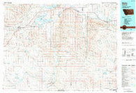 Malta Montana Historical topographic map, 1:100000 scale, 30 X 60 Minute, Year 1984