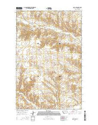 Malta NW Montana Current topographic map, 1:24000 scale, 7.5 X 7.5 Minute, Year 2014