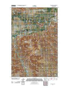 Malta West Montana Historical topographic map, 1:24000 scale, 7.5 X 7.5 Minute, Year 2011