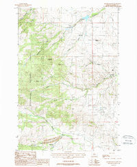 Maltbys Mound Montana Historical topographic map, 1:24000 scale, 7.5 X 7.5 Minute, Year 1987