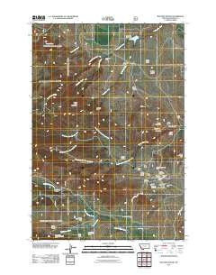 Maltbys Mound Montana Historical topographic map, 1:24000 scale, 7.5 X 7.5 Minute, Year 2011