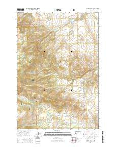 Maltbys Mound Montana Current topographic map, 1:24000 scale, 7.5 X 7.5 Minute, Year 2014