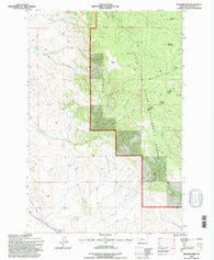 Manger Park Montana Historical topographic map, 1:24000 scale, 7.5 X 7.5 Minute, Year 1995