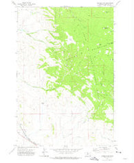 Manger Park Montana Historical topographic map, 1:24000 scale, 7.5 X 7.5 Minute, Year 1971