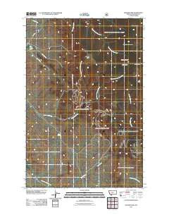 Manger Park Montana Historical topographic map, 1:24000 scale, 7.5 X 7.5 Minute, Year 2011