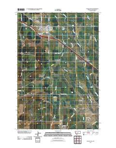 Manhattan Montana Historical topographic map, 1:24000 scale, 7.5 X 7.5 Minute, Year 2011