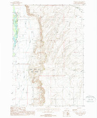 Manhattan SW Montana Historical topographic map, 1:24000 scale, 7.5 X 7.5 Minute, Year 1987