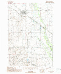 Manhattan Montana Historical topographic map, 1:24000 scale, 7.5 X 7.5 Minute, Year 1987