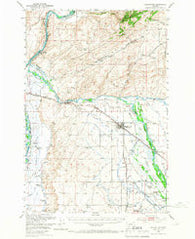 Manhattan Montana Historical topographic map, 1:62500 scale, 15 X 15 Minute, Year 1949