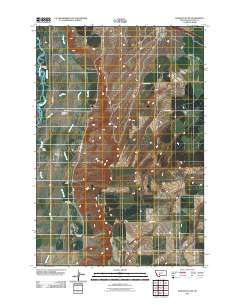 Manhattan SW Montana Historical topographic map, 1:24000 scale, 7.5 X 7.5 Minute, Year 2011