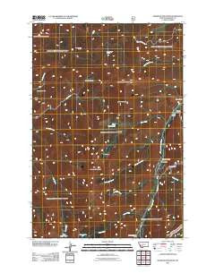 Manhead Mountain Montana Historical topographic map, 1:24000 scale, 7.5 X 7.5 Minute, Year 2011
