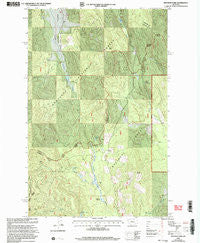 Mantrap Fork Montana Historical topographic map, 1:24000 scale, 7.5 X 7.5 Minute, Year 1999