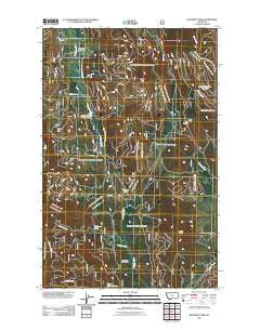 Mantrap Fork Montana Historical topographic map, 1:24000 scale, 7.5 X 7.5 Minute, Year 2011
