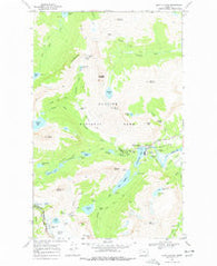 Many Glacier Montana Historical topographic map, 1:24000 scale, 7.5 X 7.5 Minute, Year 1968