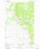 Marcum Mountain Montana Historical topographic map, 1:24000 scale, 7.5 X 7.5 Minute, Year 1968