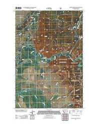Marcum Mountain Montana Historical topographic map, 1:24000 scale, 7.5 X 7.5 Minute, Year 2011