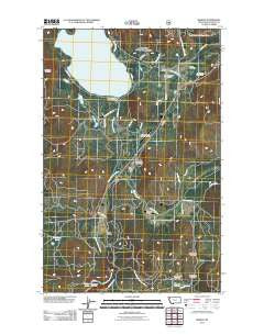 Marion Montana Historical topographic map, 1:24000 scale, 7.5 X 7.5 Minute, Year 2011