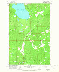 Marion Montana Historical topographic map, 1:24000 scale, 7.5 X 7.5 Minute, Year 1964