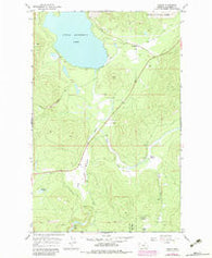Marion Montana Historical topographic map, 1:24000 scale, 7.5 X 7.5 Minute, Year 1964