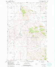 Markle Pass Montana Historical topographic map, 1:24000 scale, 7.5 X 7.5 Minute, Year 1964