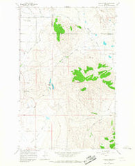 Markle Pass Montana Historical topographic map, 1:24000 scale, 7.5 X 7.5 Minute, Year 1964