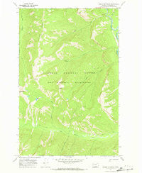 Marmot Mountain Montana Historical topographic map, 1:24000 scale, 7.5 X 7.5 Minute, Year 1970