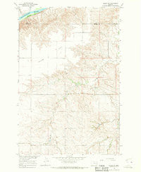 Marsh SW Montana Historical topographic map, 1:24000 scale, 7.5 X 7.5 Minute, Year 1966