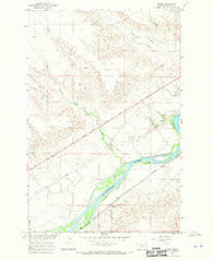 Marsh Montana Historical topographic map, 1:24000 scale, 7.5 X 7.5 Minute, Year 1967