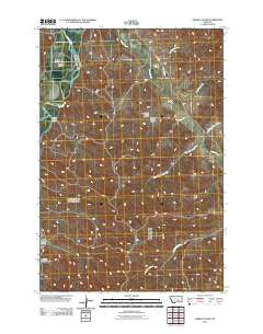 Marsh Coulee Montana Historical topographic map, 1:24000 scale, 7.5 X 7.5 Minute, Year 2011