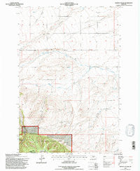 Martin Coulee Montana Historical topographic map, 1:24000 scale, 7.5 X 7.5 Minute, Year 1995