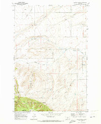 Martin Coulee Montana Historical topographic map, 1:24000 scale, 7.5 X 7.5 Minute, Year 1970