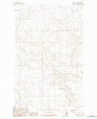 Martin Lake Montana Historical topographic map, 1:24000 scale, 7.5 X 7.5 Minute, Year 1984