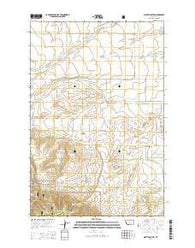 Martin Coulee Montana Current topographic map, 1:24000 scale, 7.5 X 7.5 Minute, Year 2014