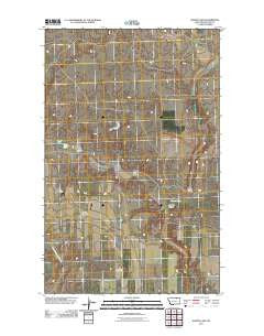 Martin Lake Montana Historical topographic map, 1:24000 scale, 7.5 X 7.5 Minute, Year 2011