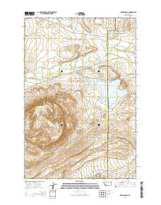 Martinsdale Montana Current topographic map, 1:24000 scale, 7.5 X 7.5 Minute, Year 2014