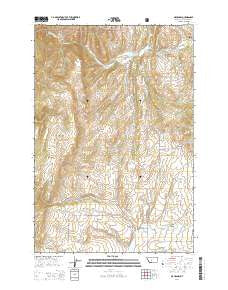 Maudlow Montana Current topographic map, 1:24000 scale, 7.5 X 7.5 Minute, Year 2014